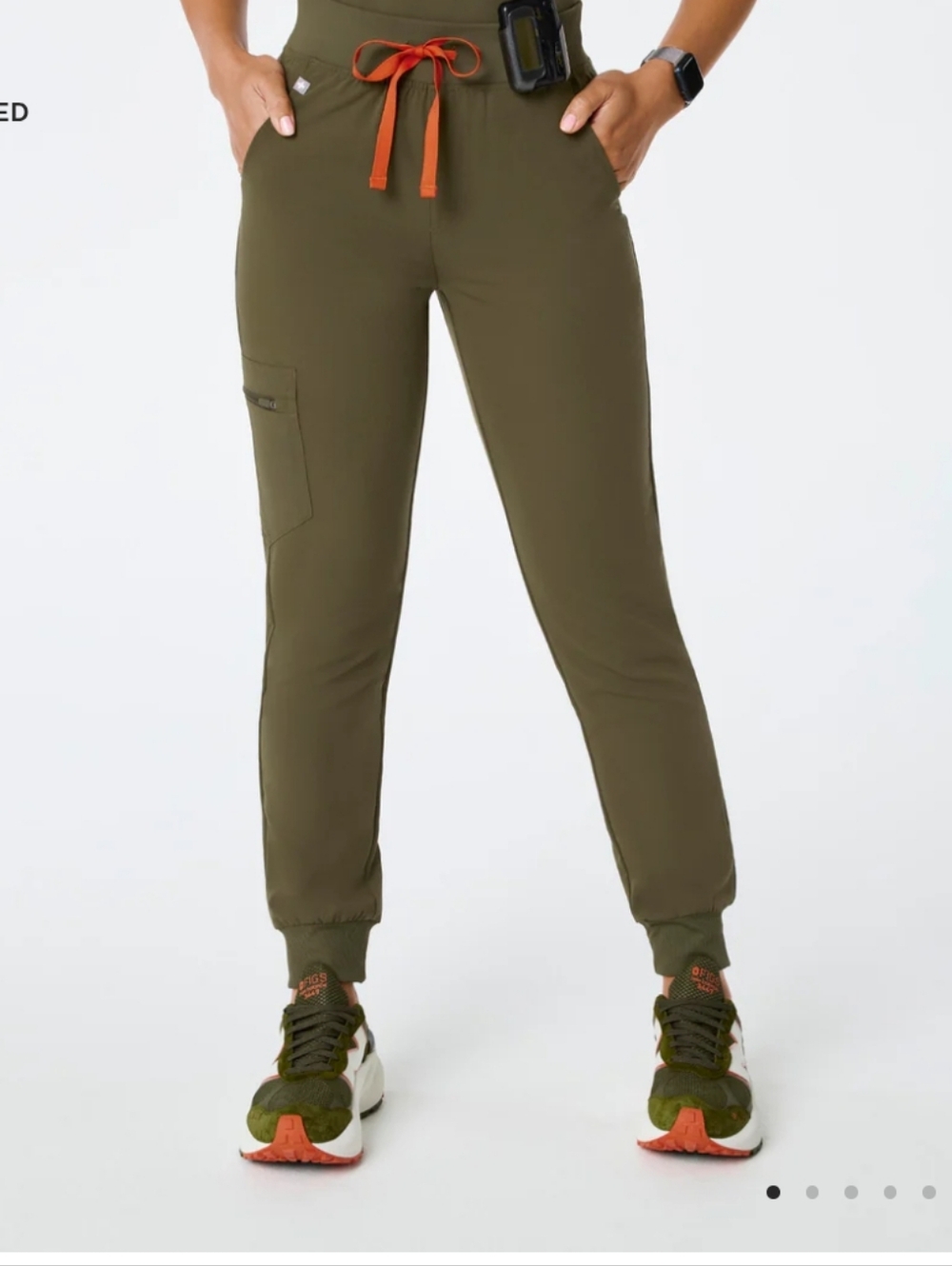 Figs Zamora Jogger Scrub Pants - Olive
